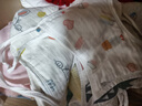 泽芽婴儿口水巾方形绑带围嘴秋纯棉纱布防水透气围兜新生儿系带吐奶巾 5条【透气防水款】8层泡泡纱 适合公主(随机颜色) 实拍图