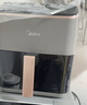 美的（Midea）免翻面家用空气炸锅微波炉烤箱蒸烤一体可视窗口大容量5.3L智能触控金属内腔蒸汽嫩炸KZC539J5 实拍图