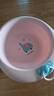 CHAHUA茶花 儿童抗菌洗脸盆31.7cm1只加厚塑料盆洗衣服洗脚盆粉色* 实拍图