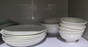 京东京造 碗盘餐具整套 乔迁之喜瓷器碟套装家用 纯白骨瓷 16头 实拍图