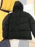 京东京造羽绒服男鸭绒加厚防寒工装面包服防泼水冬季外套短款 黑色 L 实拍图