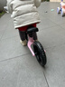 酷骑儿童平衡车1-5岁宝宝滑步车10寸轻便车身初学者S2樱霞粉 酷奇 实拍图