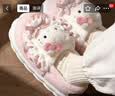 百慕倾臣HelloKitty猫棉拖鞋女士冬季包跟2024新款毛绒防滑月子鞋棉鞋女款 kt猫【包根更保暖】 36-37 适合35-36 实拍图