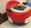 日康（rikang）儿童马桶 宝宝坐便器婴儿便盆+垃圾袋*3 PU软垫三合一功能 红色 实拍图