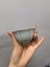 东道汝窑河南非遗茶杯主人杯陶瓷功夫茶具开片可养品茗中葵饮杯天青色 2024年甲辰款 实拍图