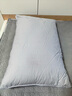 MGXEK【德国】枕头羽丝绒枕五星级酒店护颈枕希尔顿酒店同款深度睡眠枕 银灰色低枕【48*74cm】 一对 皇家标准 柔软亲肤 呵护睡眠 【全网热销100W+】回购率98%颈椎病睡眠专用 实拍图