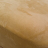 京东京造 220g加厚牛奶绒床笠 无静电A类冬季床罩床垫保护套 1.8米床 暖黄 实拍图