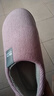 回力全包棉鞋男女士室内外穿冬季防滑棉拖鞋HLX0233粉色40-41码 实拍图