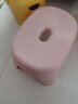 换鞋凳小凳子座椅小板凳可叠放加厚塑料凳高级感儿童学生寝室矮凳 樱花粉1个 实拍图