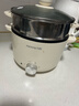 九阳（Joyoung）电煮锅电热锅泡面火锅宿舍小电锅电蒸锅寝室2.5L蒸煮一体蒸屉蒸笼电蒸锅HG25-G201S 实拍图