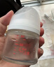 贝亲（Pigeon）【新生儿第一个奶瓶】玻璃奶瓶宽口径奶瓶80ml SS号奶嘴 0月+ 实拍图