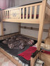 欧梵森儿童床鹅掌楸木上下层实木床双层床子母床上下铺成人床 梯柜【配5CM床垫】 上铺宽130下铺宽160 实拍图