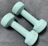 Keep哑铃彩色浸塑环保男女1-10kg家用健身器材全身塑形薄荷绿1.5kg*2 实拍图