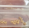 洲足金999金珠黄金小金珠金豆古法金珠DIY配件散珠隔珠路路通转运珠 3mm金珠  合单满 0.16g 包邮 多颗混发约0.06g 实拍图