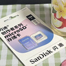 闪迪（SanDisk）创作者 闪迪内存卡TF卡 行车记录仪运动相机无人机监控存储卡 运动相机pocket3内存卡 V30极速粉卡 128GB 官方标配 实拍图