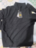 霞湖世家【有授权真德绒】长袖t恤男德绒2025秋立领半拉链保暖打底衫091 实拍图