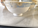 浩雅景德镇陶瓷碗具套装陶瓷米饭碗时光漫步4.5英寸高脚碗10个装 实拍图