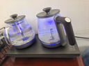 FUNORK全自动上水电热水壶 茶台烧水壶家用办公一体机茶桌茶几嵌入式茶具电茶炉套装 RY-10钛灰色蒸茶款 实拍图