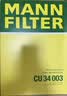 曼牌滤清器（MANNFILTER）空调滤清器空调滤芯CU34003沃尔沃S60S90/V60V90/XC60XC90/领克09 实拍图
