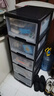 禧天龙抽屉式收纳柜床头柜置物柜玩具储物柜夹缝柜五斗柜收纳箱 五层 实拍图