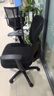 得力（deli）4900S 人体工学靠背办公椅/电脑椅/职员椅 可升降转椅舒棉坐垫 黑 实拍图