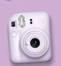 INSTAX富士instax立拍立得 一次成像相机 mini12精美礼盒 鸢尾骑士 含10张fafa花边相纸 实拍图