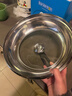 拜杰锅盖加高加厚不锈钢透明炒锅盖可立可视蒸锅盖防溢汤锅盖锅盖32cm 实拍图