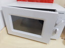 松下（Panasonic）微波炉家用多功能小型迷你360°转盘式环绕加热五档火力老人用简单20升销量第一SM30 20升700W|旋钮操作|白色SM30 实拍图