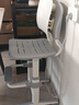 育才儿童学习椅子中小学生写字椅写作业可升降调节家用书桌椅靠背座椅 标准款升降40-52cm+脚踏 灰色 实拍图