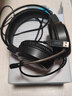 惠普（HP）H100游戏耳机头戴式耳麦带麦克风电竞游戏吃鸡三角洲行动听声辨位 黑色USB 实拍图