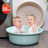 MR特特大塑料盆58cm儿童婴儿洗澡盆学生洗衣盆宠物洗脚脸盆洗墩布盆 实拍图
