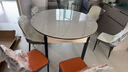 丰舍 餐桌 岩板实木餐桌椅组合现代简约家用小户型餐台可伸缩折叠饭桌 1.5米餐桌-12MM岩板及椅子备注 一桌六椅 实拍图