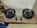 志高（CHIGO）燃气灶天然气液化气灶煤气灶家用猛火5.2kw双灶一级能效节能省气灶具台嵌两用厨房免开孔 品牌补贴 【特价款】 不锈钢面板+五环猛火+聚能环 管道天然气丨5.2kW 实拍图
