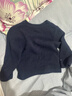 优衣库婴幼儿宝宝souffle yarn舒芙蕾可机洗针织衫舒芙蕾478832 69 藏青色 100 实拍图