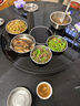 苏泊尔（SUPOR）暖菜板+火锅 饭菜保温板热菜板  电磁炉火锅分区控温（圆形80CM）自动旋转餐桌转盘 BZ80IH813D 实拍图