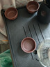 百年利永宜兴紫砂品茗杯原矿紫泥主人杯功夫茶具配件泡茶小杯子茶碗6只装 实拍图