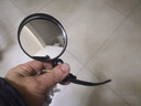 电动车后视镜反光镜通用电瓶三轮摩托车自行车倒车镜小圆镜子改装 8cm后视镜1个装 晒单实拍图