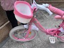 永久儿童自行车3-8岁小孩脚踏单车宝宝中大童女孩公主款童车 升级-白胎折叠】小猫粉+护具礼包 18寸 实拍图