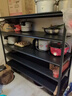 货架置物架家用仓储超强多层落地置物架厨房阳台可调节收纳货物架 五层高160cm【黑色-加厚升级】 长160cm宽50cm 实拍图