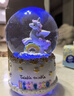 TaTanice水晶球音乐盒桌面摆件飘雪八音盒儿童发光玩具送女孩生日新年礼物 实拍图