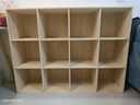 立太（LEADTEK）全实木书架置物架落地实木书柜展示柜学生收纳柜矮柜柜子储物柜 全实木【三层加深12格】120x30x90cm-送防撞角套 实拍图
