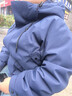 鸭鸭（YAYA）王一博同款新山系户外登山羽绒服男女士同款2025新款休闲外套YX 藏青色 M /170/88A 实拍图