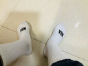 NBA袜子男士秋冬跑步运动袜吸汗无骨棉袜抗菌防臭消臭中筒篮球袜3双 实拍图
