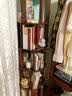实木旋转书架360度书柜置物架落地一体靠墙可移动转角夹缝小窄柜 4层胡桃色134cm_稳固不晃_可移动 组装 实拍图