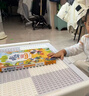 babypods儿童积木桌游戏桌宝宝学习桌1-3-6岁可升降书桌幼儿园绘画桌椅 积木+绘画板+225颗魔天轮积木 实拍图