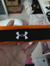 安德玛（Under Armour）运动发带男女 篮球装备瑜伽健身吸汗头带止汗带头戴导汗带 黑橙色 实拍图