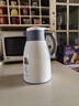苏泊尔同款保温壶家用大容量保温水壶热水壶暖水壶水瓶宿舍保温瓶 米白色 1L 实拍图