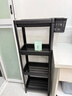 溢彩年华卫生间置物架落地家用夹缝储物架子浴室用品多层收纳架6053-BK 实拍图