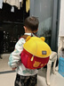 迪士尼幼儿园书包男女孩大小班可爱外出双肩包小防走失背包 st80246红黄 实拍图