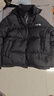 鸭鸭【高充绒203g】羽绒服男短款加厚冬季新款极寒保暖面包服撞色外套 黑色 2XL (185) 实拍图